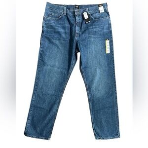 LEE Big & Tall Men’s Relaxed Fit Straight Leg Jeans New Lieutenant 44x34 NWT